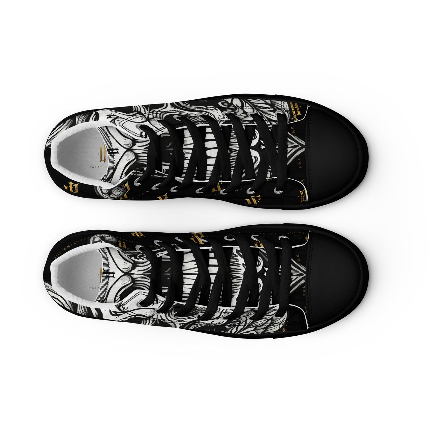 Sneakers for men "Monochrome Skull"