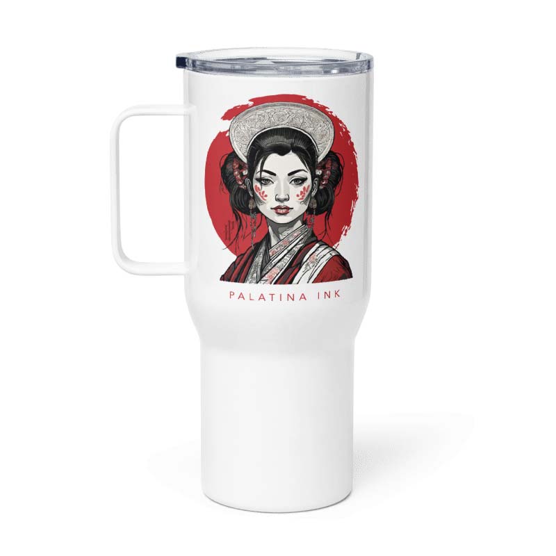 Travel Mug "Red Geisha"