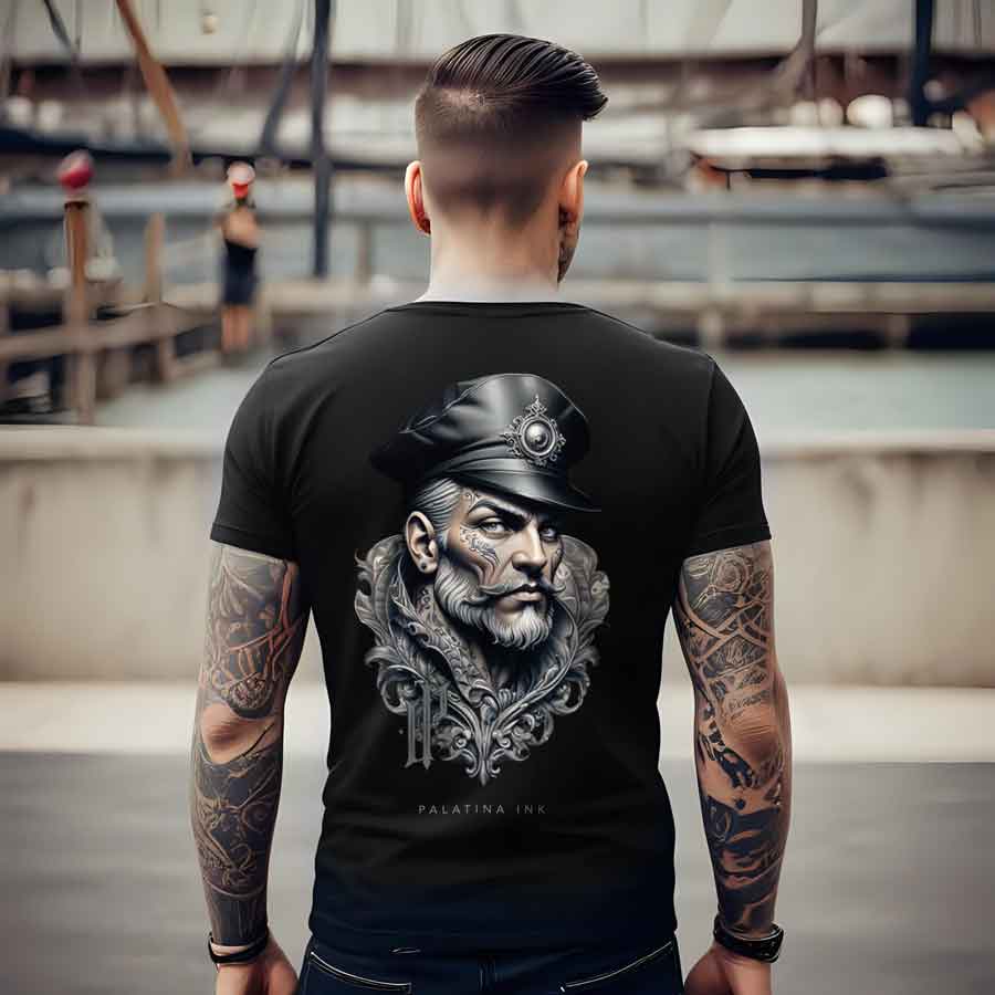 T-Shirt für Männer „Yo Ho!“  - Palatina Ink