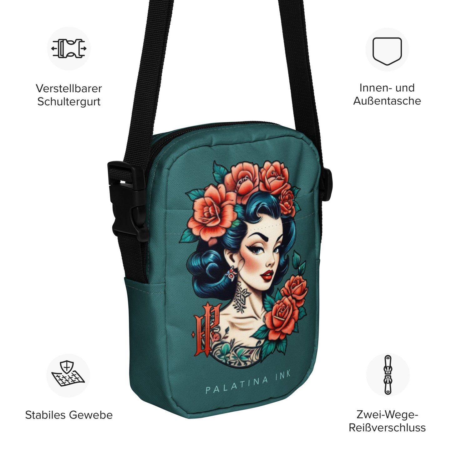 Shoulder bag Pinup Girl "Ruby"