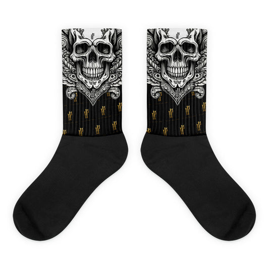 Socken "Monochrome Skull"