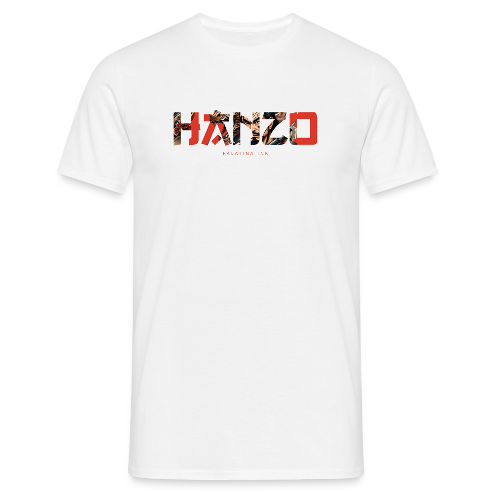 Premium T-Shirt für Männer "Hanzo" - Weiß - Palatina Ink