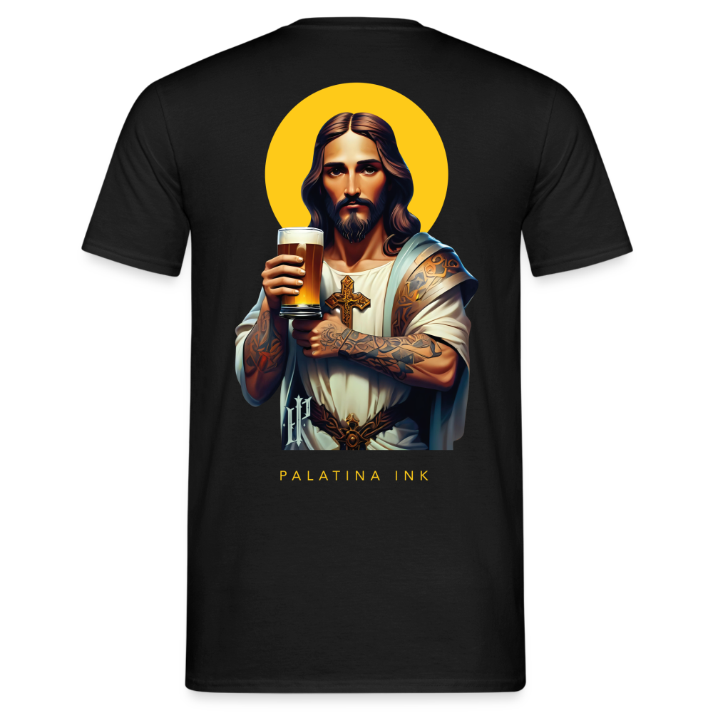 Premium T-Shirt für Männer "Holy Hops" - Schwarz