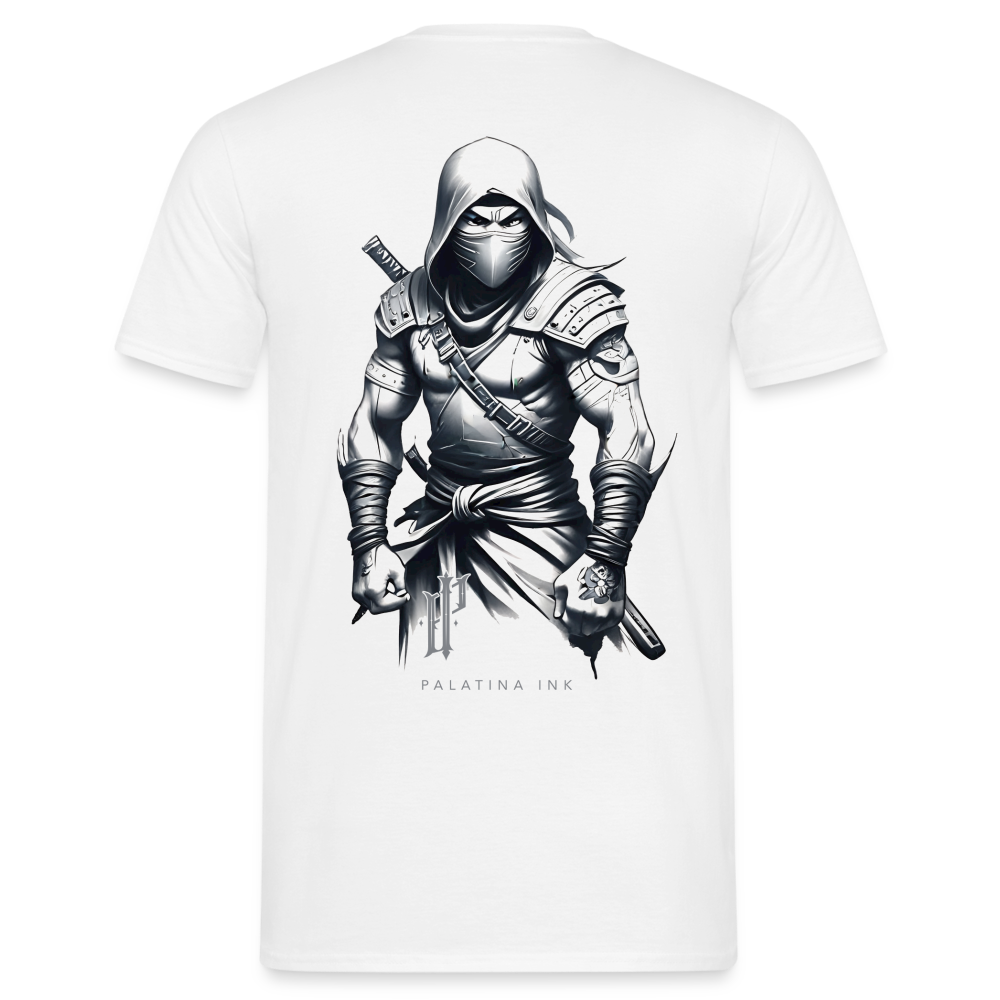 T-Shirt für Männer "Scorpion" - Weiß  - Palatina Ink